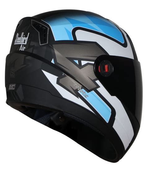 Steelbird Sba Robotics Full Face Helmet Blue L Buy Steelbird Sba