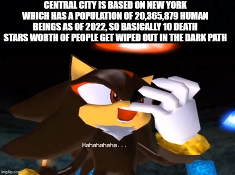 Shadow The Hedgehog Is A Dark Game Imgflip