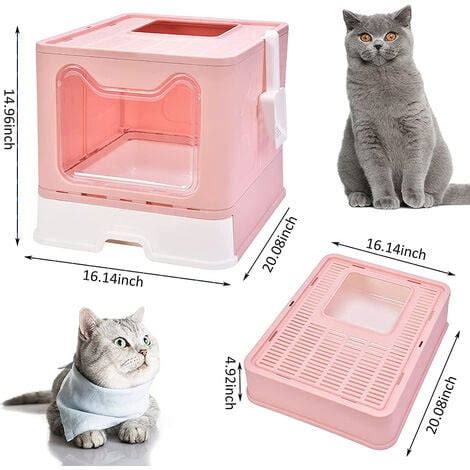 Bac Liti Re Chat Maison De Toilette Pour Chats Avec Filtre Tiroir Et