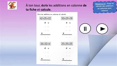 Poser Et Calculer Des Additions En Colonnes Avec Retenue 3 YouTube