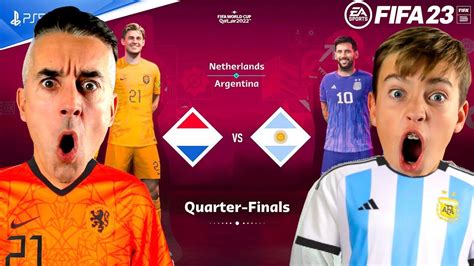 Argentina Vs Holanda Cuartos De Final Mundial Qatar 2022 Youtube