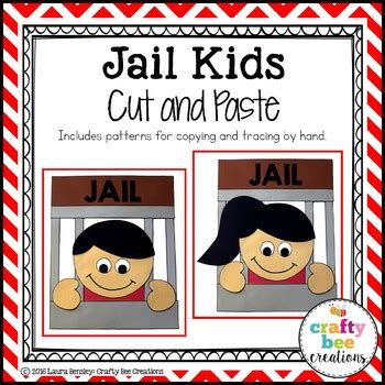 Jail Kids Craft | Wild West Craft | Wild West Activities | TpT