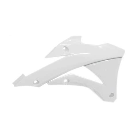 Rtech Kawasaki KX 85 100 2014 2020 White Radiator Shrouds