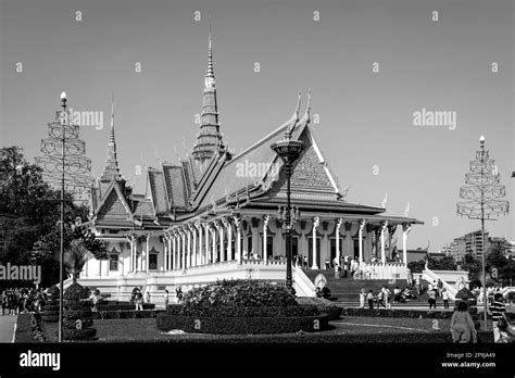 The Throne Hall At The Royal Palace Phnom Penh Cambodia Stock Photo