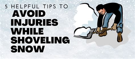 5 Tips For Safe Snow Shoveling Spine And Joint Institute