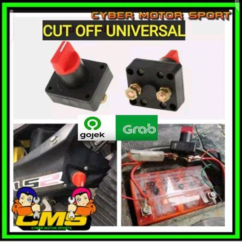 Jual Battery Cut Off Switch Universal Engine Cut Off Mobil Pemutus