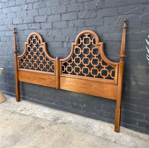 Hollywood Regency Style King Size Headboard C1960s Vintage Supply