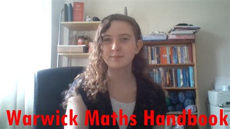 Warwick Maths Handbook Warwick Uni Student Vlog YouTube