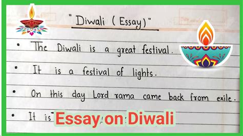 Diwali Essay Essay On Diwali Festival Diwali Par Nibandh In English