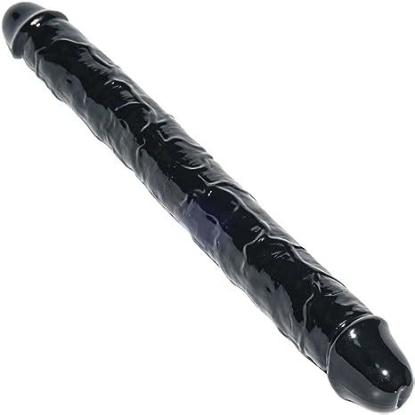 Amazon Realistic Black Double Dildo 11 8 Inches Long With 1 3