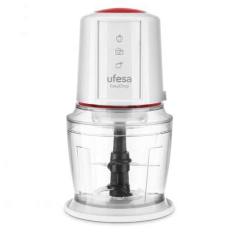 Mini Hachoir Ufesa 0 8L 500W EasyChop PD5500 Blanc Rouge Me