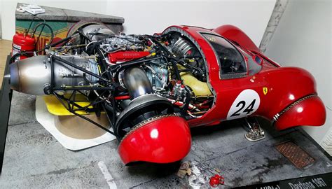 Ferrari 330 P4 2 Tb Gas Turbine Engine V Stol Daytona 1967 Stefano