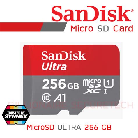 Sandisk Ultra A1 Microsd Card Sdsquac 256g Gn6ma 256 Gb By Synnex Class 10 By Billionaire