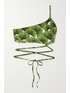 AGUA BY AGUA BENDITA Azucena One Shoulder Printed Recycled Bikini Top NET A PORTER US
