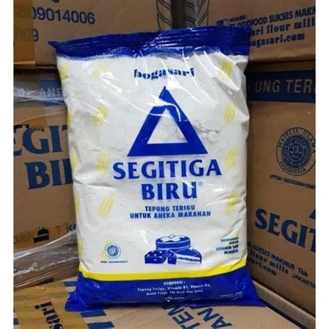 Jual Bogasari Tepung Terigu Segitiga Biru Kg Shopee Indonesia