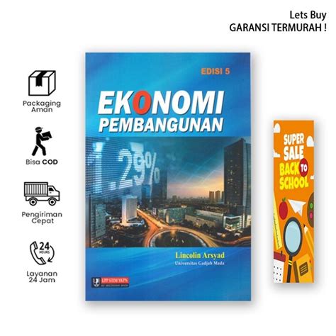 Jual EKONOMI PEMBANGUNAN Edisi 5 By Lincolin Arsyad Shopee Indonesia