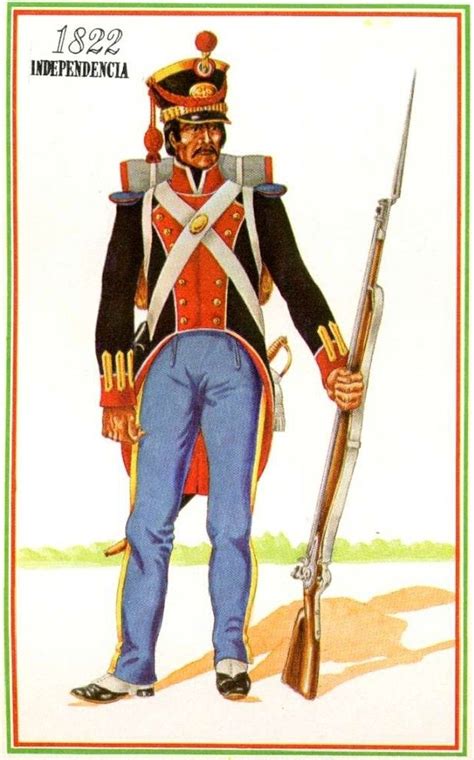 Granadero Mexicano C 1820 S Por Joseph Hefter En 2024 Ejercito