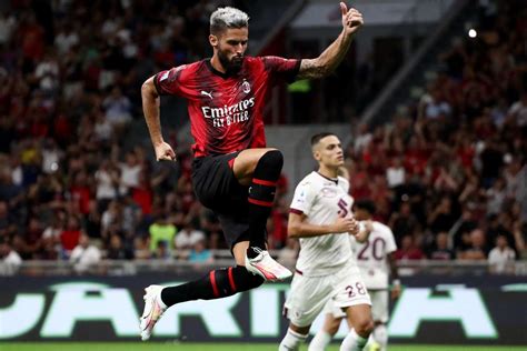 Giroud Leads Ac Milan To Four Some Win Over Torino Flashscore