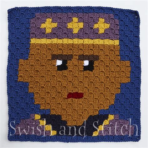 Kingsley Shacklebolt C2c Crochet Block Swish And Stitch