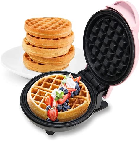 Miniwaflera Para Hacer Waffles Mini Wafflera El Ctrica Con Doble