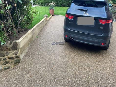 Resin Bound Driveway With Cobbled Apron In Tunbridge Wells Jd