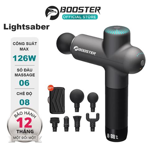 Máy massage cầm tay BOOSTER LIGHTSABER Súng massage gun thư giãn cơ