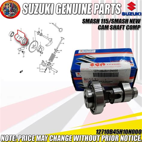 Smash New Cam Shaft Comp Sgp Genuine B H N