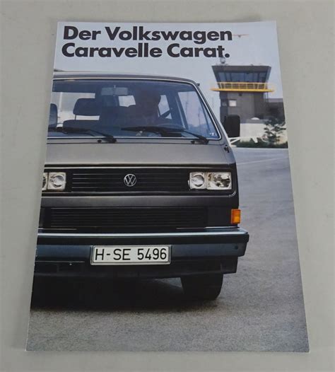 Prospekt Brosch Re Vw T Caravelle Carat Stand Pk Buch