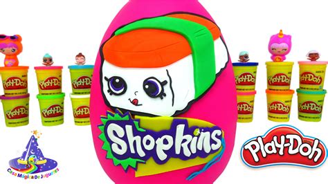 Huevo Sorpresa Gigante De Shopkins De Squish Dee Lish Sushi De