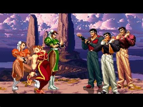 KOF Mugen Memorial Chun Li Vs Robert Garcia 3vs3 YouTube