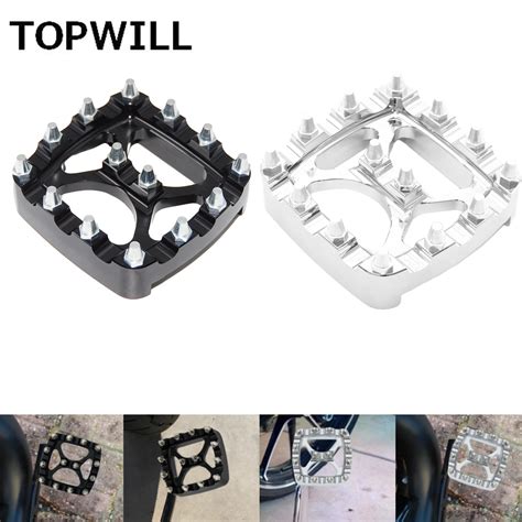 Motorcycle Small Brake Pedal Pad Cover CNC Footrest Pedal Pad Aluminum