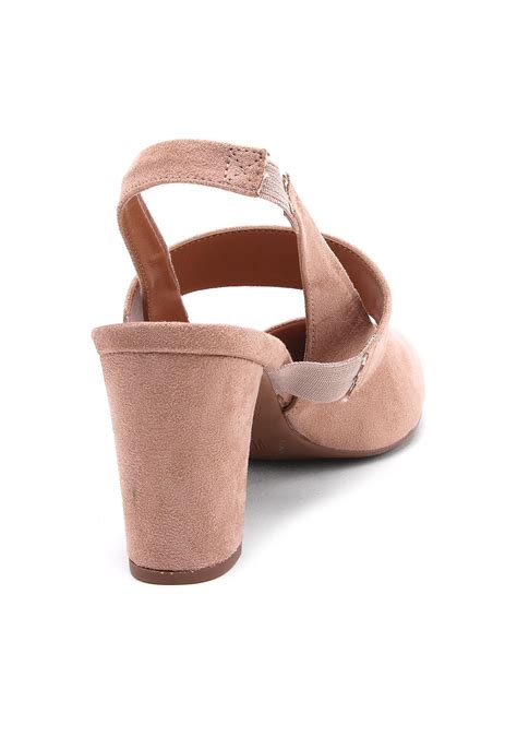 Scarpin Vizzano Salto Grosso Nude Compre Agora Dafiti Brasil