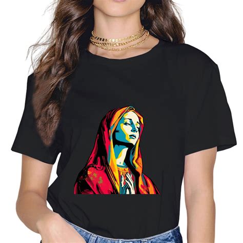 Virgen De Guadalupe Mother Mary Virgin Mother Christian Women T