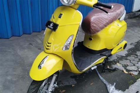 Viral Motor Listrik Mirip Vespa Harga Di Bawah Rp Jutaan Jarak