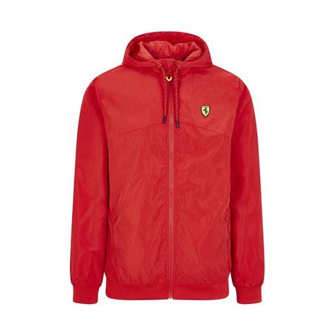 Ferrari Windproof Jacket With Red Zip F1monza