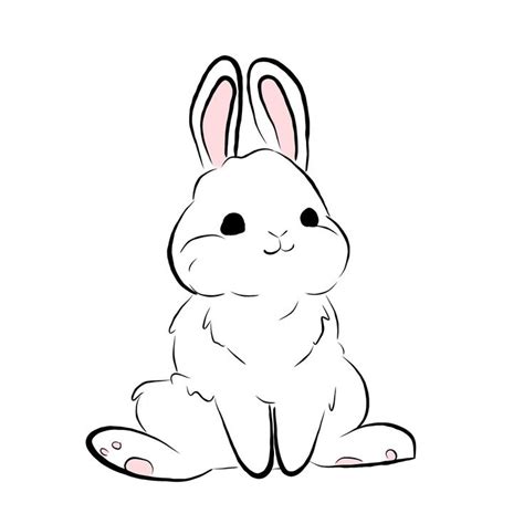 A White Rabbit Sitting Down With Its Eyes Closed And Ears Wide Open