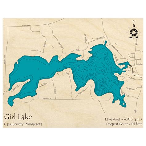 Girl Lake Custom Laser Cut Art Lake Art Llc