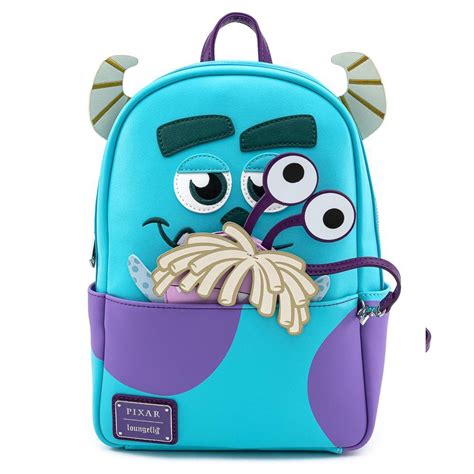 Loungefly Pixar Monsters Inc Sully Mini Backpack With Boo Coin Pouch