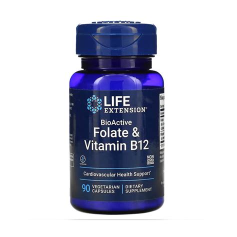 Bioactive Folate Vitamin B Life Extension Capsule