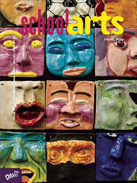 SchoolArts Magazine, January 2008, art education magazine for K-12 art ...