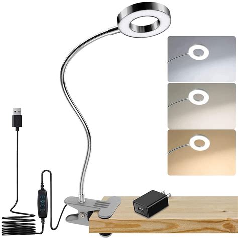 Depuley Dimmable Clip On Reading Light 48 LED Chips USB Bed Night