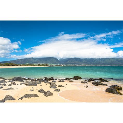 Highland Dunes Kahului Beach On Canvas By Pikappa Print Wayfair