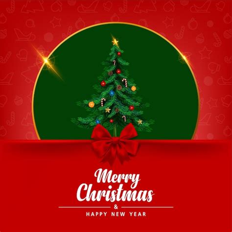 Premium Vector Merry Christmas And Happy New Year Greetings