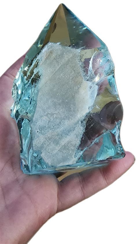 Aqua Ice Blue Obsidian Point Moondance Magick