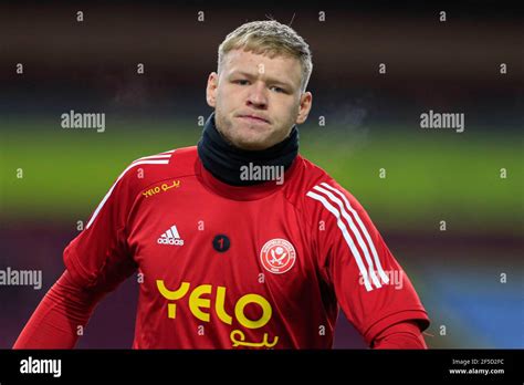 Aaron Ramsdale 1 Of Sheffield United During The Warm Up For The Game