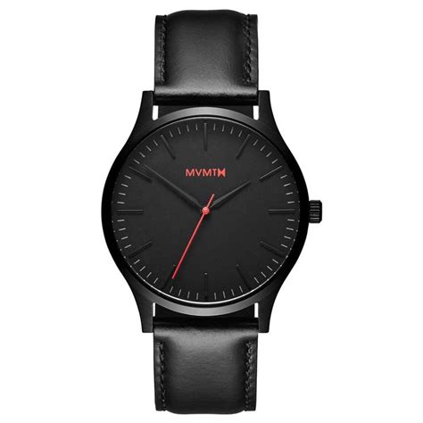 Black Leather | Watches for men, Black leather watch, Leather watch