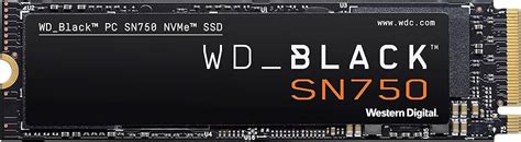 WD BLACK 500GB SN750 NVMe Internal Gaming SSD Solid State Drive Gen3