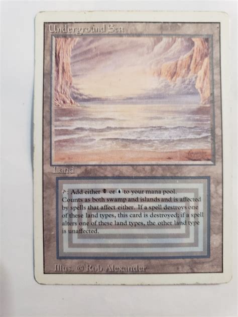 Mtg Underground Sea Revised Edition Rare Ships Fast Us Only