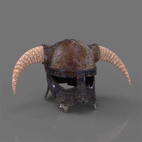 Skyrim Iron Helmet | CGTrader