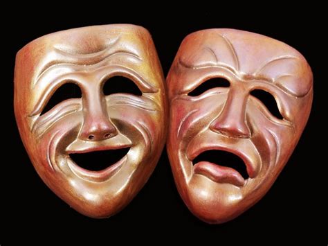 Printable Comedy And Tragedy Masks